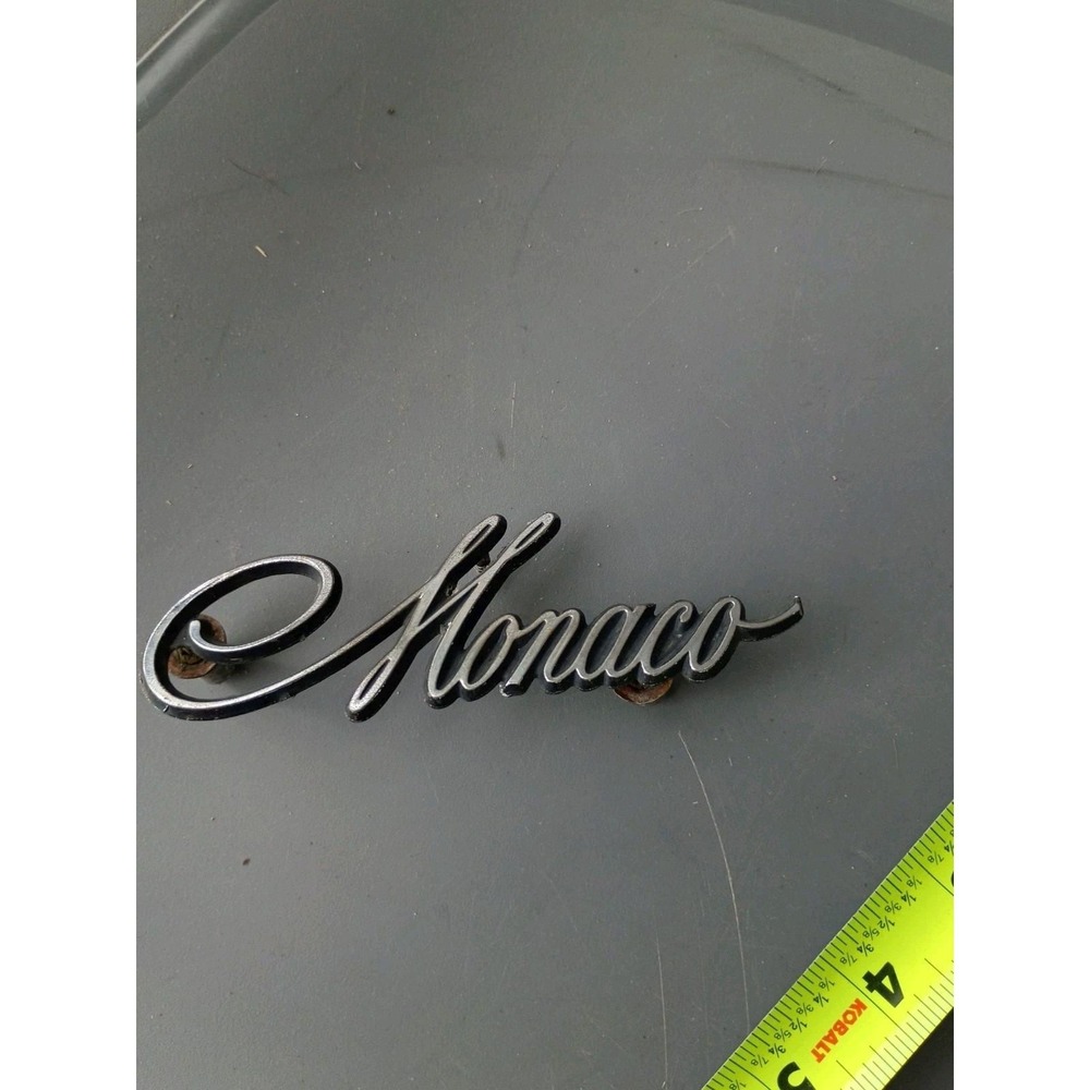Oem Nos Dodge MONACO Script Fender Or Body emblem 2839829 67-68 5"